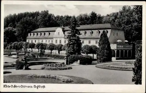 Ak Kudowa Zdrój Bad Kudowa Schlesien, Schloss