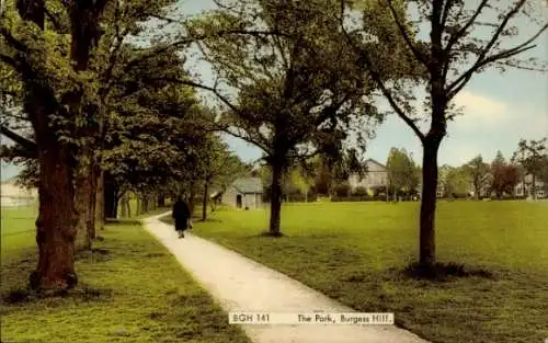 Ak Burgess Hill West Sussex England, Park