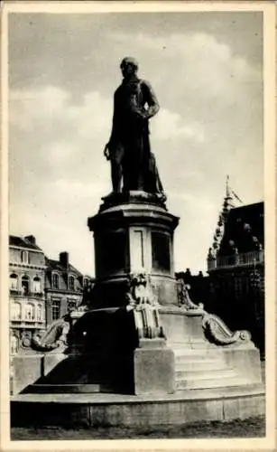 Ak Löwen Löwen Flämisch-Brabant, Place Monseigneur Ladeuze