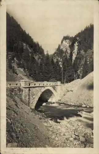 Ak Davos Kanton Graubünden, Landwasserbrücke