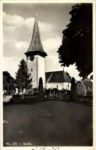 Ak Aeschi bei Spiez Kanton Bern, Kirche