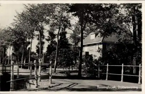 Ak Benningbroek Nordholland Niederlande, Haus des Arztes