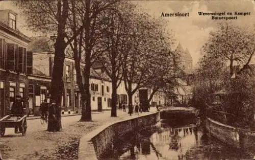 Ak Amersfoort Utrecht Niederlande, Weverssingel und Kamper, Binnenpoort