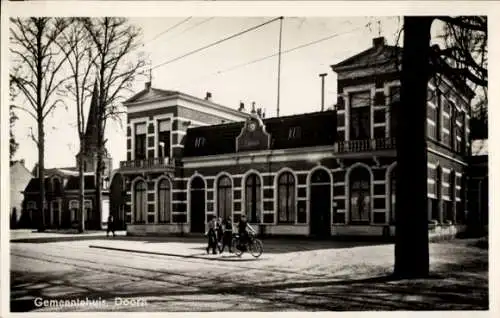 Ak Doorn Utrecht Niederlande, Rathaus