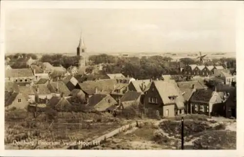 Ak Domburg Veere Zeeland Niederlande, Panorama von Hoge Hil