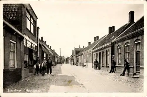 Ak Biezelinge Zeeland Niederlande, Hoofdstraat