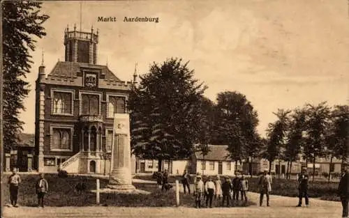 Ak Aardenburg Sluis Zeeland Niederlande, Markt