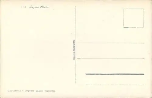 Ak Lugano Kanton Tessin Schweiz, Teilansicht