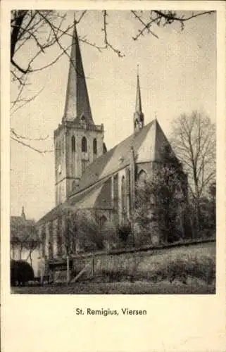 Ak Viersen in Nordrhein Westfalen, St. Remigius Kirche