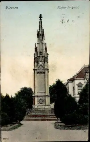 Ak Viersen Rheinland, Kaiserdenkmal