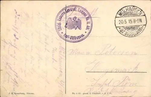 Ak Viersen Rheinland, Kaisermühle, Mühle mit Rad