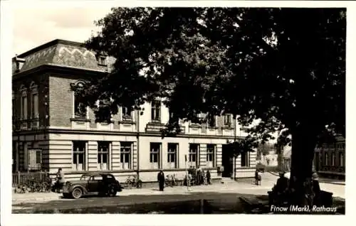 Ak Finow Eberswalde im Kreis Barnim, Rathaus