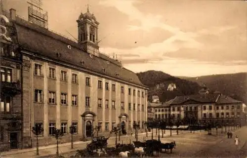 Ak Heidelberg am Neckar, Universität, Ludwigsplatz, Kollegienhaus