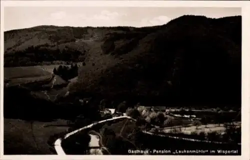 Ak Lorch im Rheingau Taunus Kreis Hessen, Gasthof Laukenmühle im Wispertal