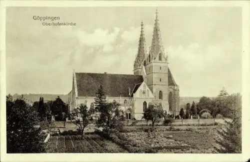 Ak Göppingen in Württemberg, Oberhofenkirche
