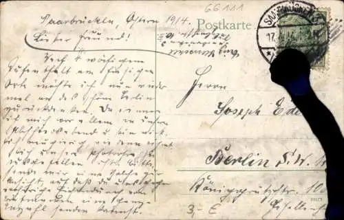 Ak St. Johann Saarbrücken im Saarland, Marktplatz