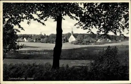 Ak Lausa Belgern Schildau Nordsachsen, Panoramaansicht vom Ort