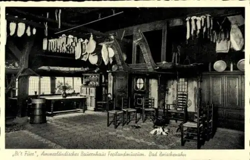 Ak Bad Zwischenahn in Niedersachsen, Bi't Füer, Ammerländisches Bauernhaus, Freilandmuseum