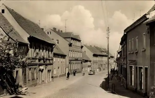 Ak Lucka im Kreis Altenburger Land, Blick in die Pegauer Straße, Häuser