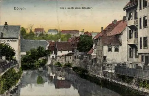 Ak Döbeln in Sachsen, Kloster, Hufbeschlag Schmiede Otto Kloppe