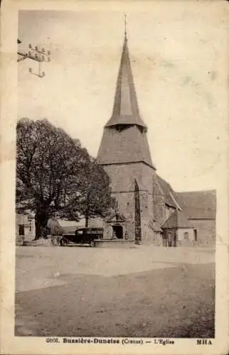 Ak Bussière Dunoise Creuse, Kirche