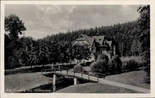 Ak Krummenhennersdorf Halsbrücke in Sachsen, Kirchliches Rüstzeitenheim der Inneren Mission