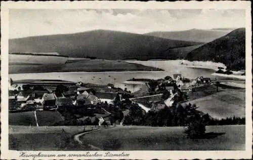 Ak Heringhausen Diemelsee Hessen, Panorama, Diemelsee