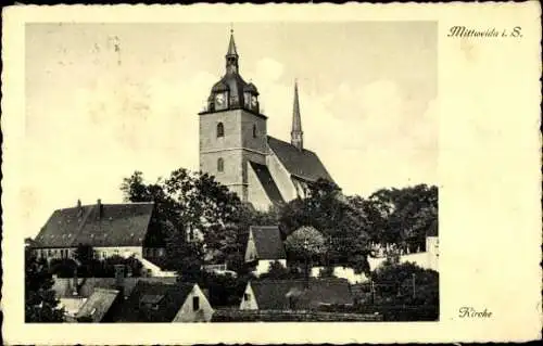 Ak Mittweida in Sachsen, Kirche