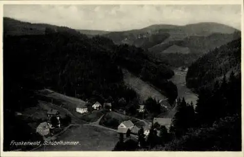 Ak Schübelhammer Schwarzenbach am Wald Oberfranken, Wallenfels, Totale