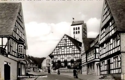 Ak Bad Fredeburg Schmallenberg im Sauerland, Stadtpartie