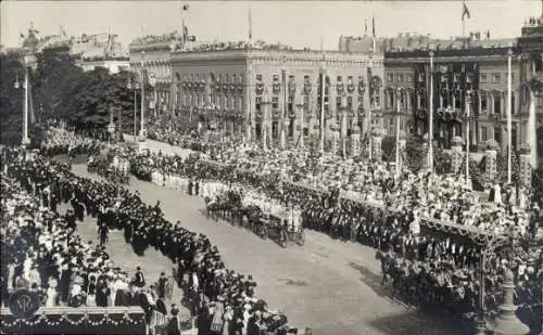 Ak Berlin, Einholung der Kronprinzessin Cecilie am 3. Juni 1905