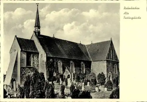 Ak Rodenkirchen in Oldenburg Stadland, Alte Festungskirche