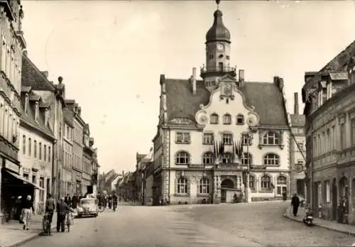 Ak Geringswalde Sachsen, Markt, Rathaus