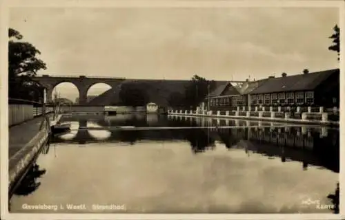 Ak Gevelsberg im Ruhrgebiet, Strandbad