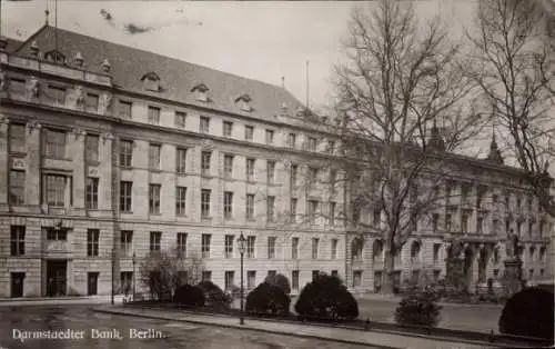 Ak Berlin Mitte, Darmstaedter Bank, Schinkelplatz