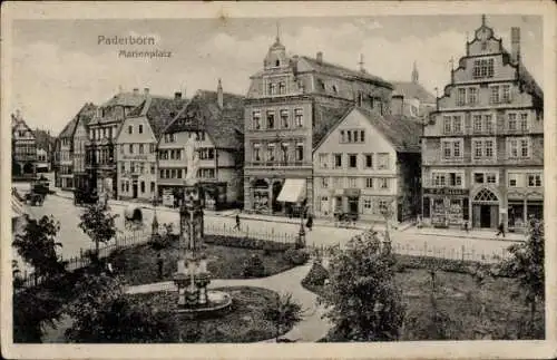 Ak Paderborn in Westfalen, Marienplatz