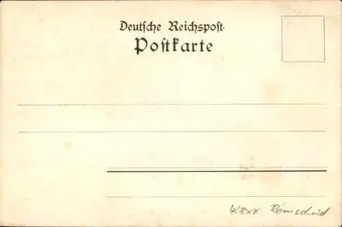 Ak Remscheid im Bergischen Land, Talsperre