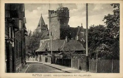 Ak Alfeld an der Leine, Kreisständehaus mit Fillerturm