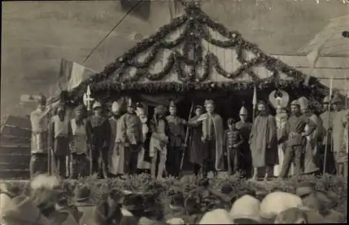 Ak Murau Steiermark, Bühne, Theaterszene, Zuschauer