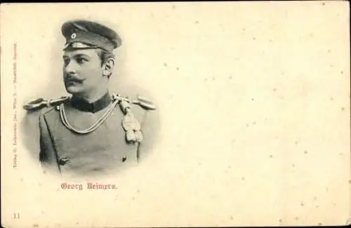 Ak Schauspieler Georg Reimers, Portrait