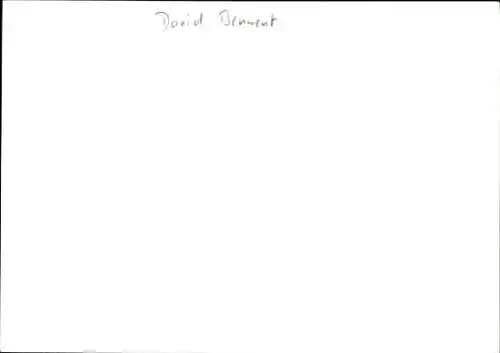 Ak Schauspieler David Bennent, Portrait, Autogramm