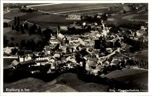 Ak Kraiburg am Inn Oberbayern, Fliegeraufnahme