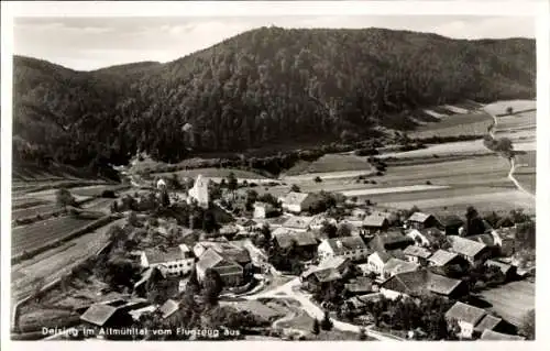 Ak Deising im Altmühltal Riedenburg Niederbayern, Fliegeraufnahme