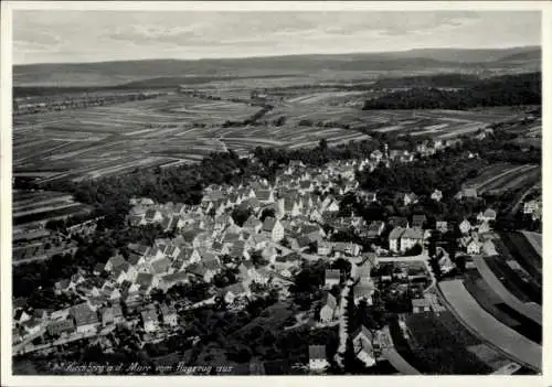 Ak Kirchberg an der Murr Württemberg, Fliegeraufnahme