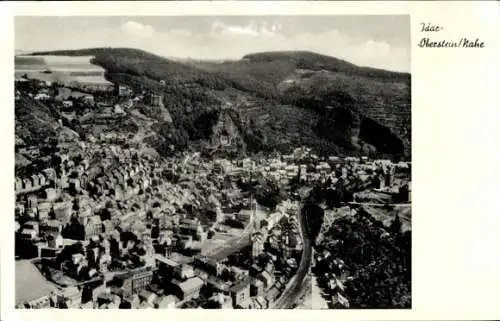 Ak Idar Oberstein an der Nahe, Fliegeraufnahme