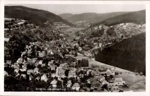 Ak Schönau bei Heidelberg Odenwald, Fliegeraufnahme