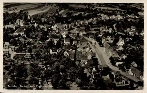 Ak Baiertal Wiesloch in Baden, Fliegeraufnahme