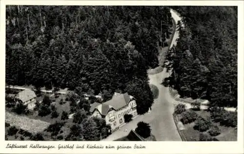 Ak Hallwangen Dornstetten im Schwarzwald Württemberg, Fliegeraufnahme