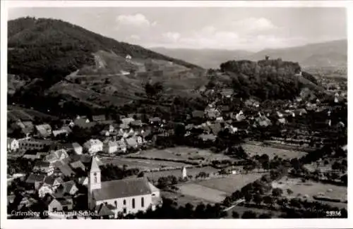 Ak Ortenberg in Baden, Schloss, Fliegeraufnahme