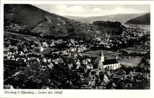 Ak Ortenberg in Baden, Schloss, Fliegeraufnahme